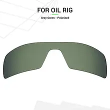 Mryok поляризованные Сменные линзы для солнцезащитных очков Оукли Oil Rig серый зеленый