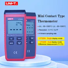 Термометр UT320A UT320D с термопарой мини контактный тип