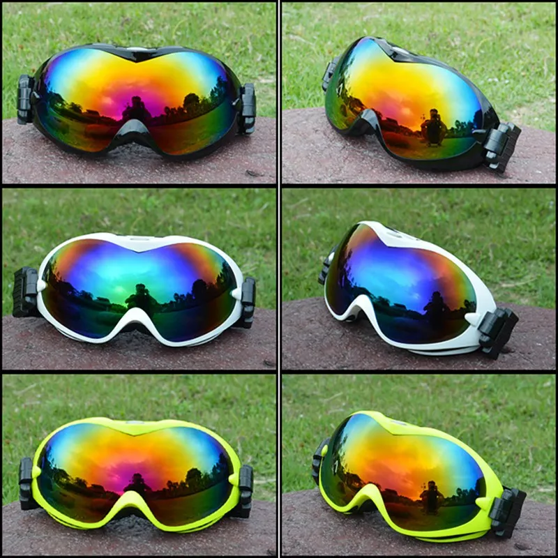 Ski Goggles Double Layer Spherical Windproof Anti-fog Outdoor Climbing Sports Protective Glasses Eyewear