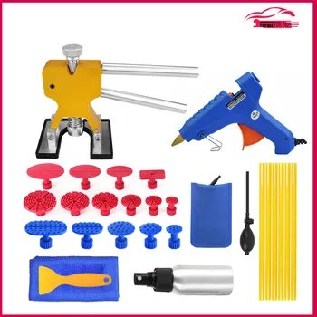 

DENT REMOVAL TOOLS PAINTLESS DENT REPAIR TOOLS KIT WITH TOOLS DENT PULLER PUMP WEDGE FOR VEHICLE