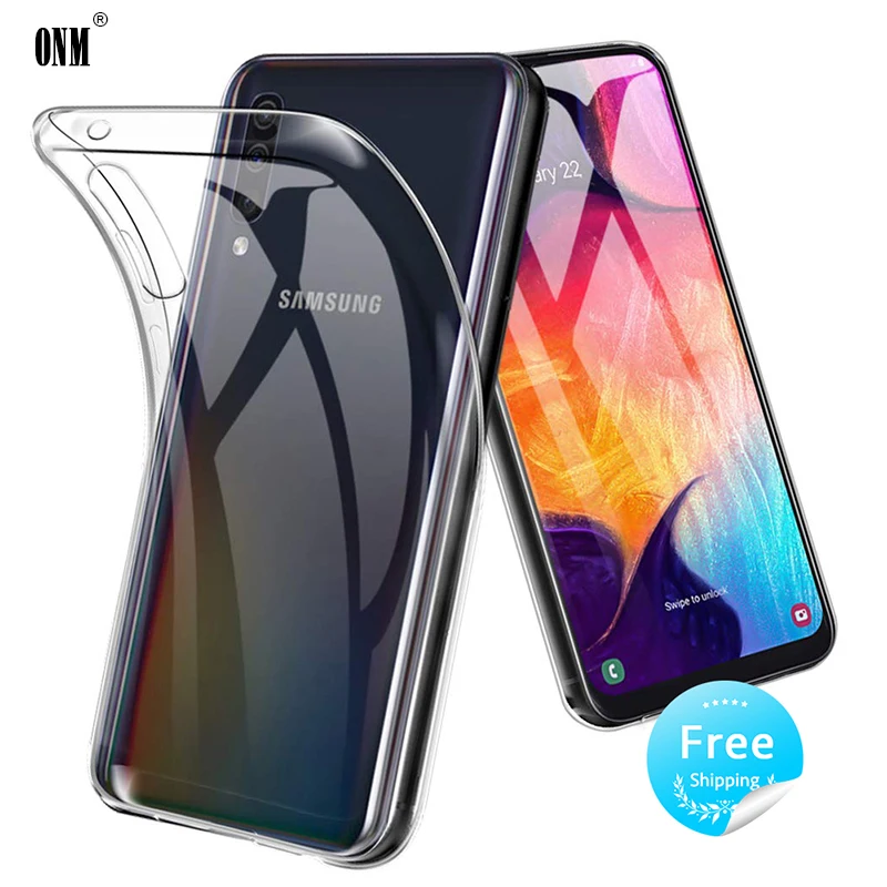 Чехол для samsung Galaxy A50, TPU, силиконовый, прозрачный, облегающий бампер, мягкий чехол для samsung Galaxy A50 6,4, прозрачная задняя крышка