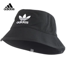 Оригинальная Кепка-ведро от Адидас, складная хлопковая Спортивная Кепка для мужчин и женщин, черная белая кепка