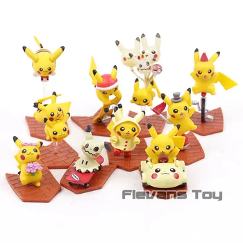 

Anime Cartoon Kawaii Mimikyu Cute Mini PVC Action Figures Toys Dolls Christmas Toys Gift 10pcs/set