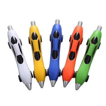 

10pcs Cute Kawaii Cartoon Plastic Ballpoint Pen Creative Car Ball Point Pens Boy Toy Gift Writing Stationery Office School Suppl