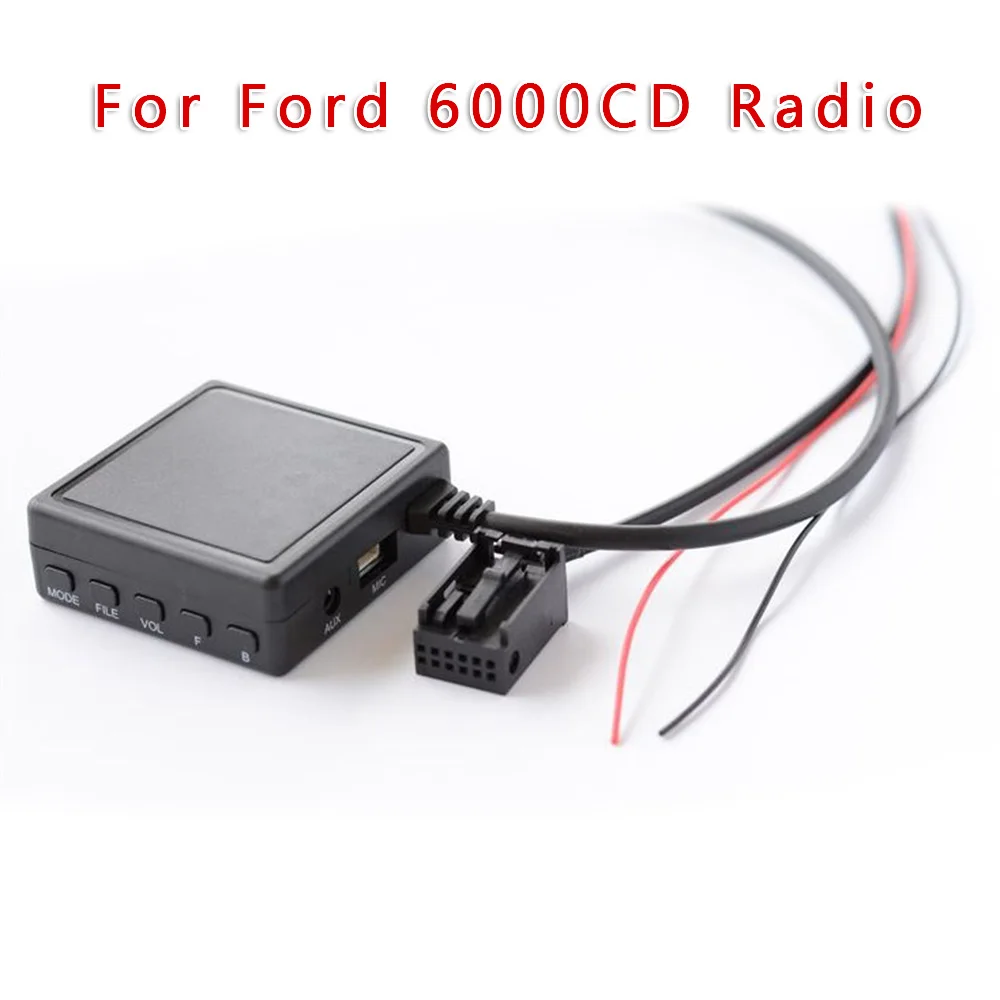Для Ford 6000CD радио Bluetooth музыкальный адаптер Черные Аксессуары AUX USB аудио |