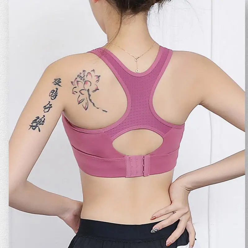 Бесшовный спортивный бюстгальтер женский пуш ап для йоги тренировочный фитнеса