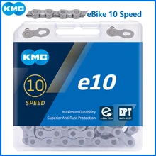Catene KMC e-bike E10 per catena BOSCH 10 velocità sistemi elettrici per biciclette sportive antiruggine parti di biciclette resistenti all'usura 136L