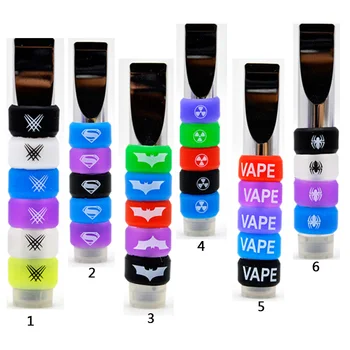 

50PCS/Lot CBD Silicone Rings Rubber Vape Band Vapor Bands Non Slip Protection For 9.6-18mm CBD Tank Pen Thick Oil Cartridge Kit