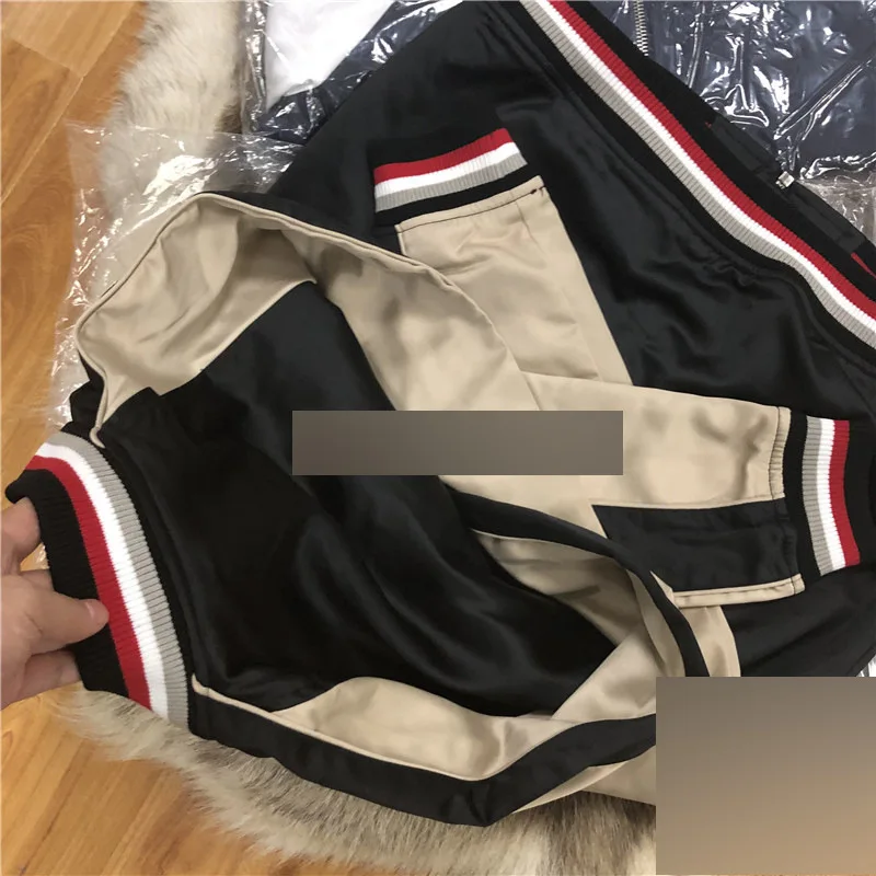 Sk02 ретро колледж бейсбол воротник Slim Fit полета куртка мода