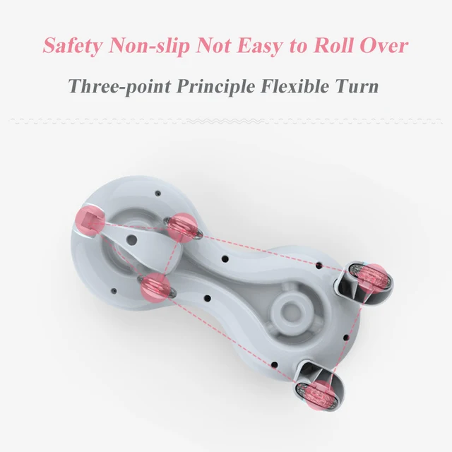 Doki Toy Infant Shining Children Swing Car 1-4 Years Old Children Twist Car Universal Wheel Baby Scooter Anti Rollover Tricycle 2