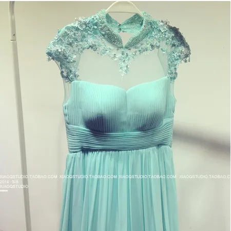 С высоким воротом для женщин vestido de festa новые модные пикантные женские туфли с открытой спиной Длинные Формальные вечерние платье на выпускной нарядные платья