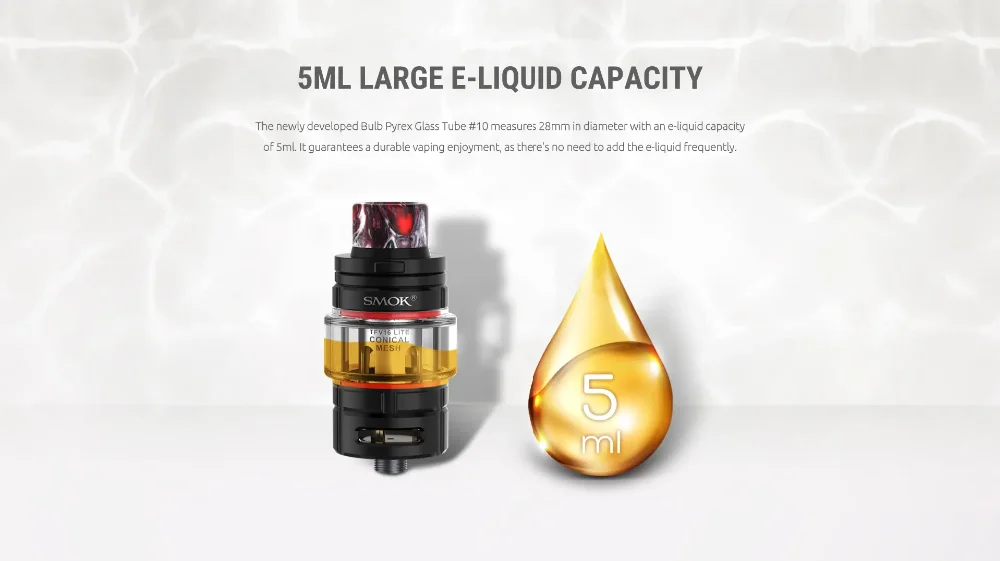 SMOK TFV16 Lite танк 5 мл распылитель TFV16 Lite коническая сетчатая катушка электронная сигарета испаритель VS TFV12 Prince Tank