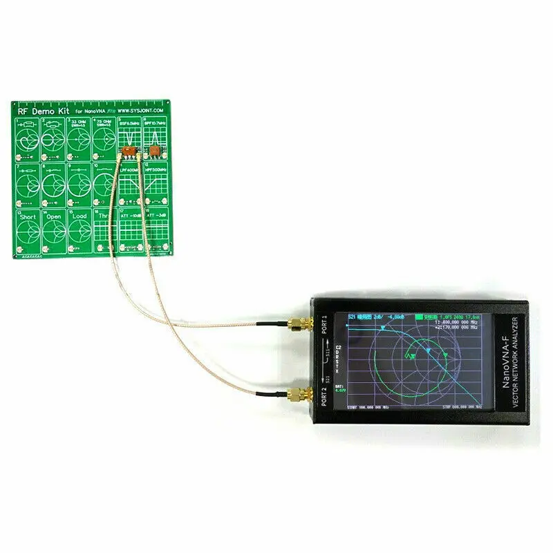 Для NanoVNA RF тестер доска RF демонстрационный Комплект фильтр аттенюатор для NanoVNA-F векторный анайлзер