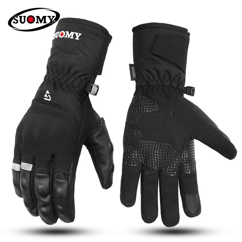 Зимний Теплый Сенсорный экран Guantes moto Luvas moto rcycle перчатки водонепроницаемые ветрозащитные морозостойкие для Yamaha kawasaki Honda Suzuki