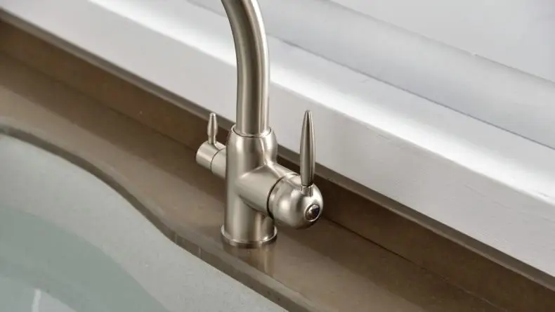 3 Way Kitchen Tap Dual Holder Dual Hole Filter Water Kitchen Faucet Chrome Black Golden Drinking Water Faucet (11)