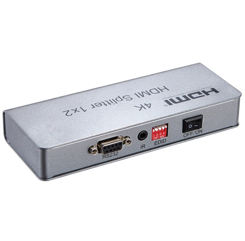 4K HDMI сплиттер 1X2 2160P 1 в 2 Out видео конвертер EDID RS232 HDCP Поддержка ИК расширитель для DVD