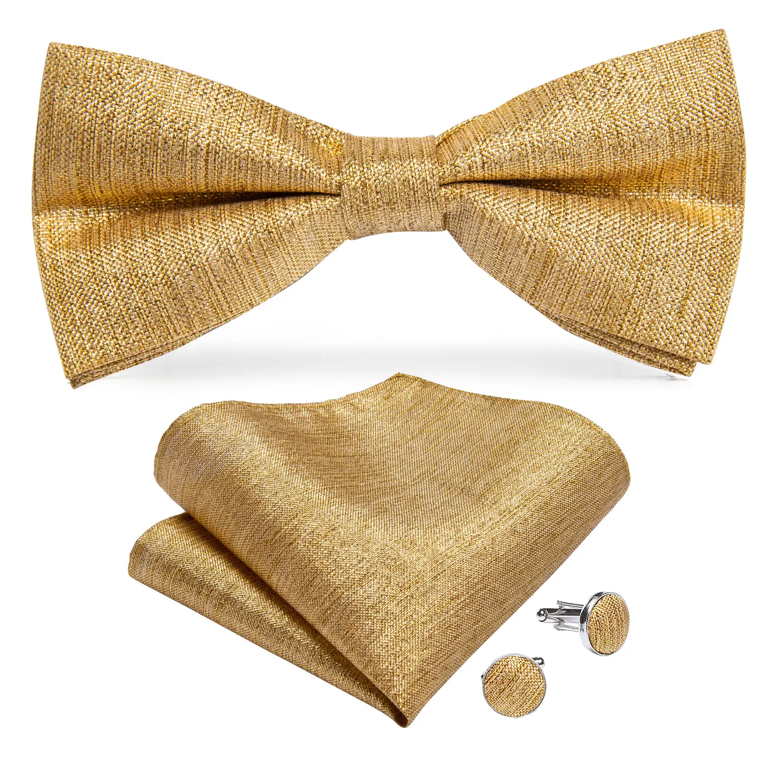 Men's Gold Solid Silk Fashion Wedding Waistcoat Vest For Men Bowtie Hanky Cufflinks Cravat Set for Suit Tuxedo DiBanGu MJ-122 Men's Gold Solid Silk Fashion Wedding Waistcoat Vest For Men Bowtie Hanky Cufflinks Cravat Set for Suit Tuxedo DiBanGu MJ-122