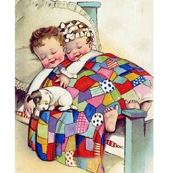 

5D Diy Full Diamond Painting Child Puppy Diamond Mosaic Diamond Drawing Square Diamond Embroidery Cross Stitch Decoration Gift