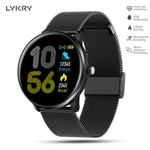 LYKRY MX6 умные часы для мужчин и женщин монитор сердечного ритма IP68 водонепроницаемые спортивные часы браслет для Xiaomi huawei Android IOS