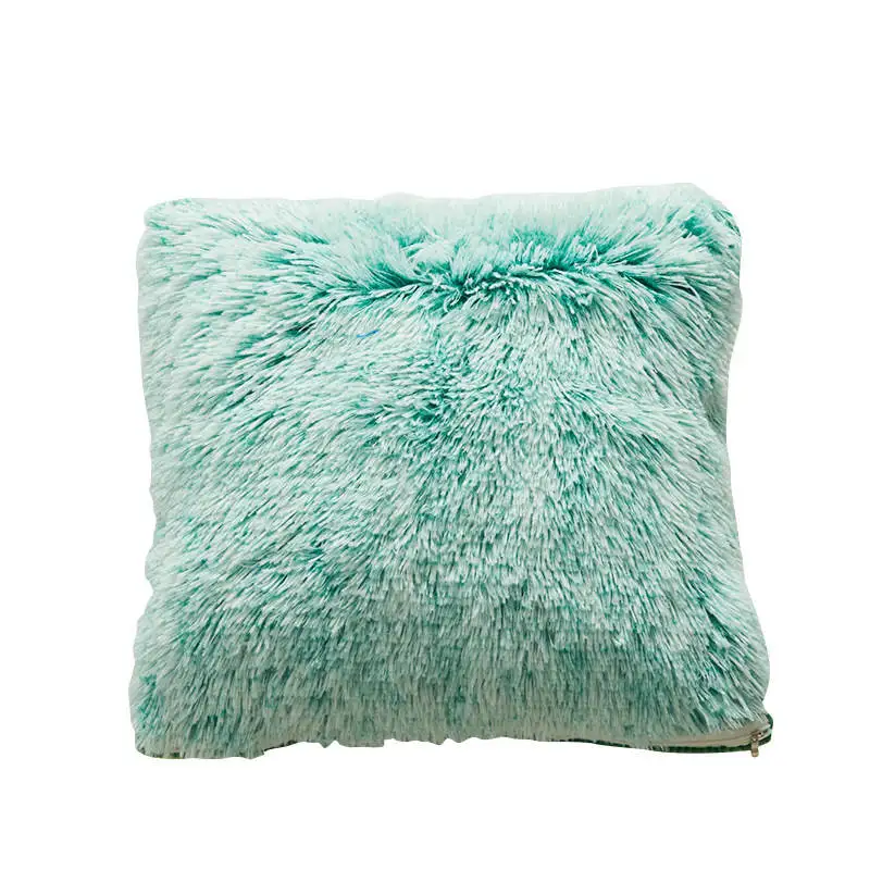 Plush Sea lion velvet Soft Fur Plush Throw Pillow Case Cover Home Bed Room Sofa Decoration Furry Waist Cushion Cover Pillowcase