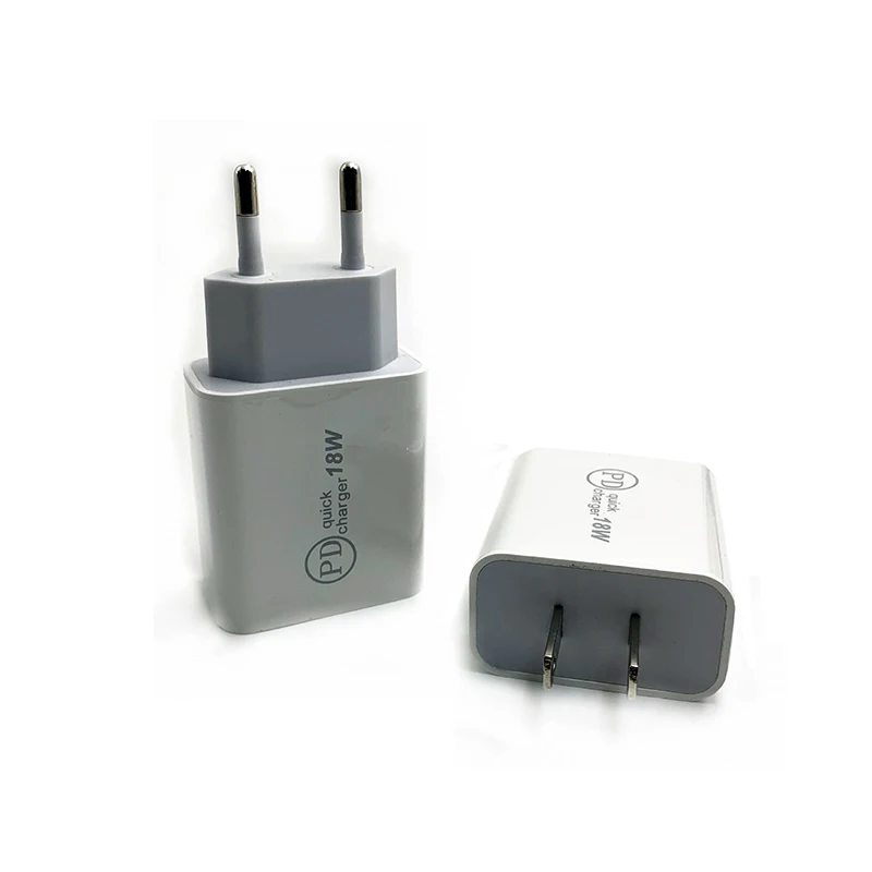 Usb type-C 18 Вт PD зарядное устройство USB-C Быстрая зарядка EU/US разъем для iPad Pro iPhone 11 11 Pro huawei mate 30 Pro адаптер питания