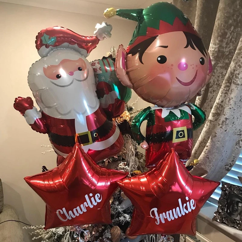 Рождественские украшения шары Санта Клаус Снеговик рождественские