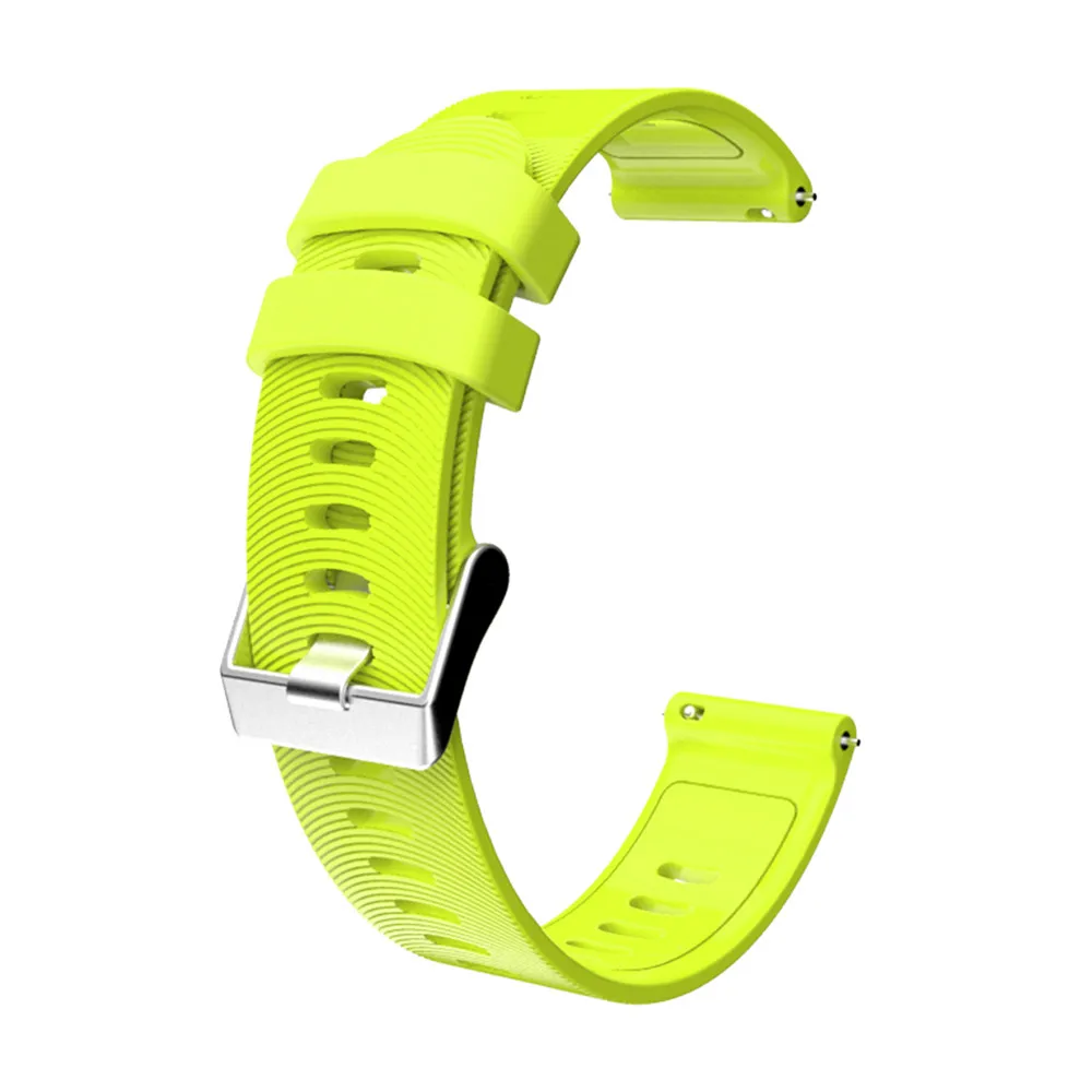 Silicone Wristband Watch Strap for Garmin Vivoactive /HR/ Vivoactive3 MUSIC Forerunner 245 645 For Samsung Gear S2 Sport Watch