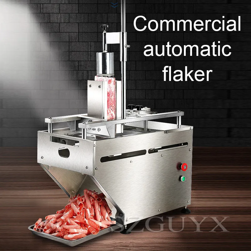 400W mutton roll slicer commercial electric beef meat slicer automatic planing meat machine desktop meat slicer
