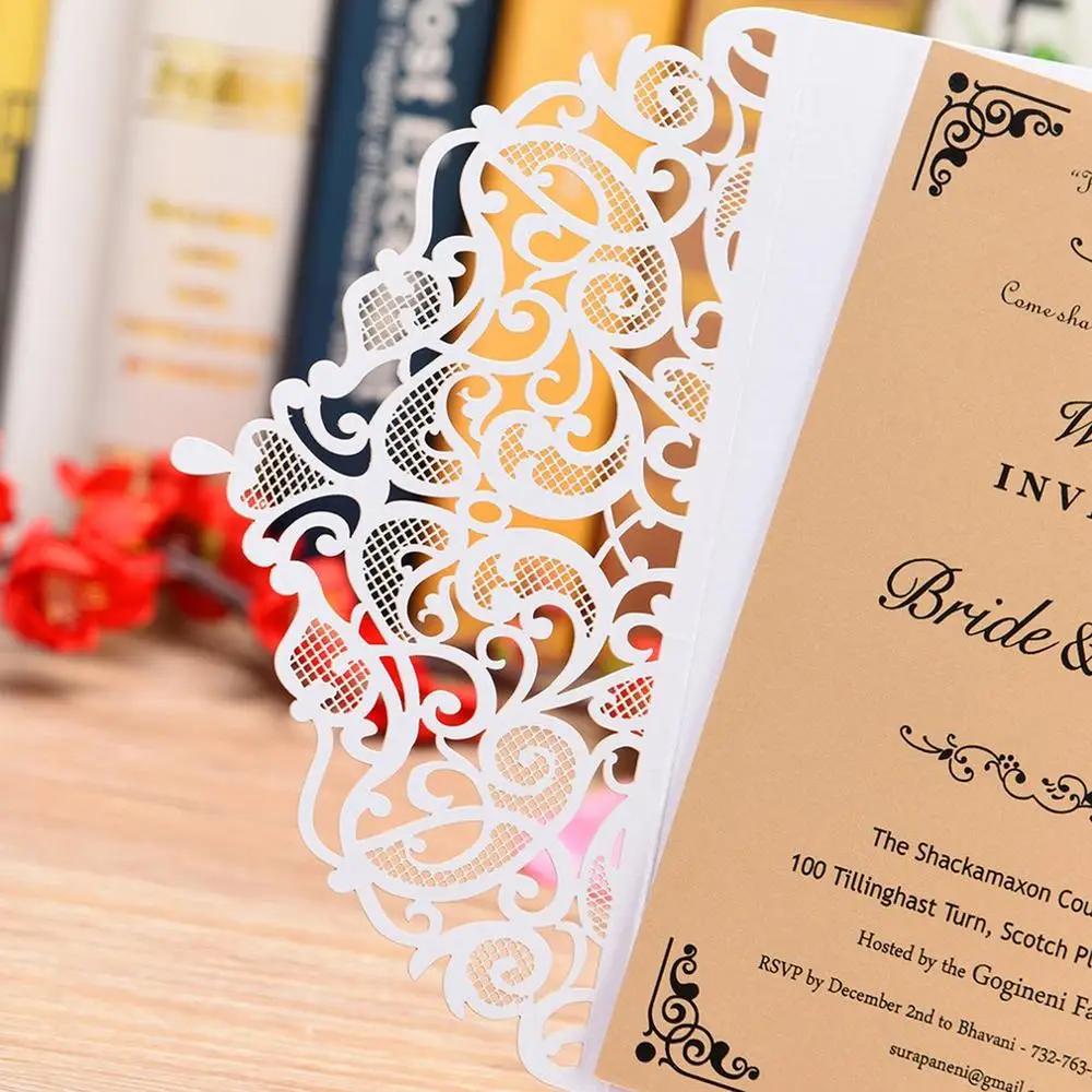  D0116 Invitation Cover Cutting Dies Handy Mini Stencils Album Paper Card Craft Decoration Cards Dec - 4000338494356