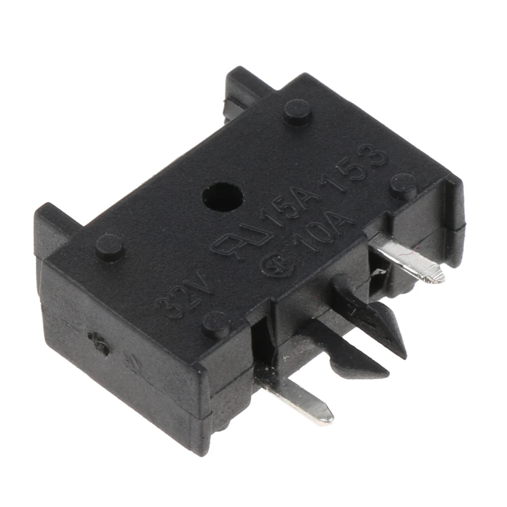 Auto Automaotive Boat 32V 30A Mini Blade Fuse Holder For PCB Board Black