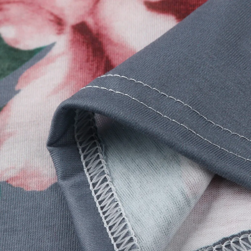 Женские платья Boho повседневные 3/4 рукав v-образным вырезом Цветочные женское платье с принтом красивая одежда пояс Свободное длинное платье Ropa Mujers