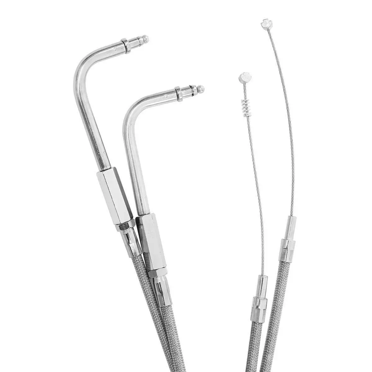 Motorcycle 150cm 2x Throttle Cable For Harley Road King Dyna Softail FLH FLT FXD FXST FLST