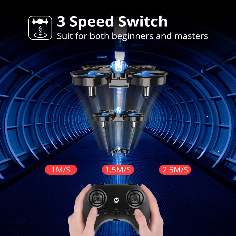  Holy Stone HS210 Mini Drone Boys Toy Headless Drones Mini RC Quadrocopter Quadcopter Dron One Key L