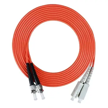 

10pcs /lot fiber optic patch cord 1M 2M 3M 5M 10M Duplex Multimode cable SC/UPC-ST/UPC optical fibre jumper