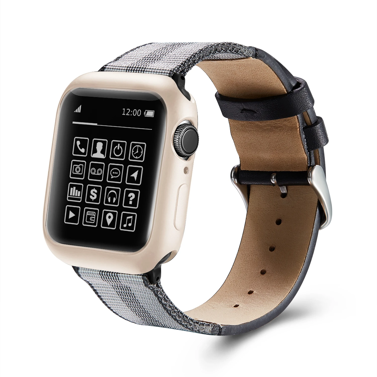 Защитный чехол для Apple Watch 5, 4, 3, 2, 1, 44, 40, 42, 38 мм, матовый цвет, с рисунком, ТПУ, защита от падения, бампер, чехол для iWatch