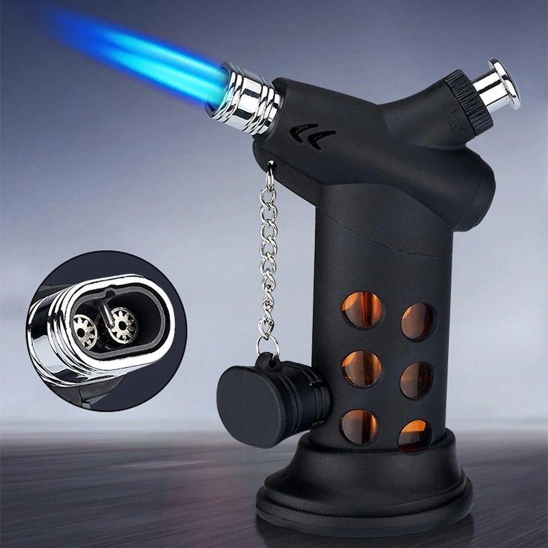 

Spray Gun Gas Lighter Jet Two Butane Torch Turbo Lighter Cigarette Lighters Smoking Accessories Gadgets for Men