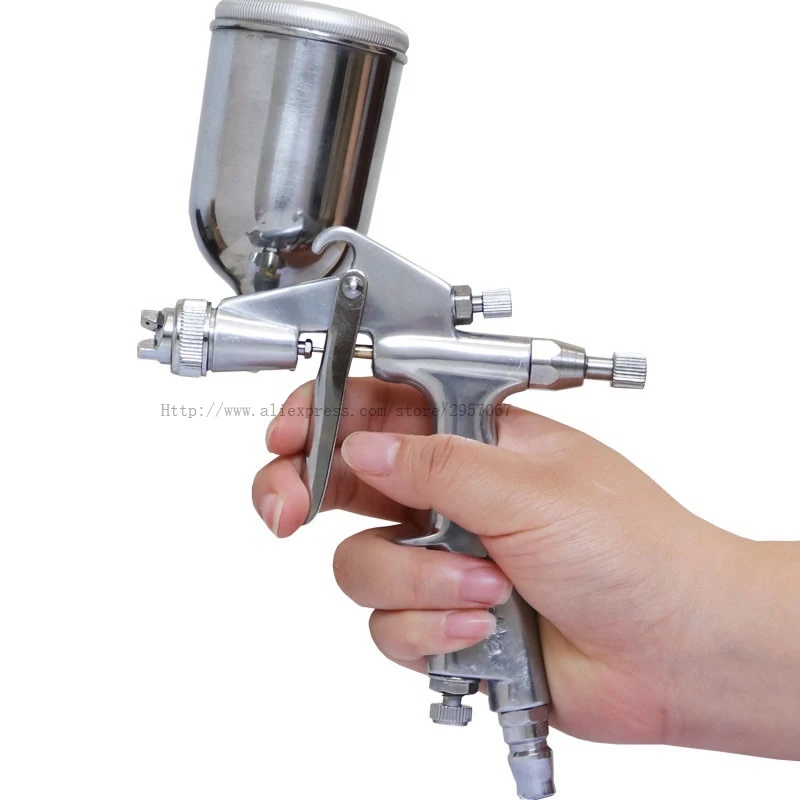 مسدس رش الطلاء الهوائي F-3 Hvlp بفوهة 1.0 ملم، يُع...