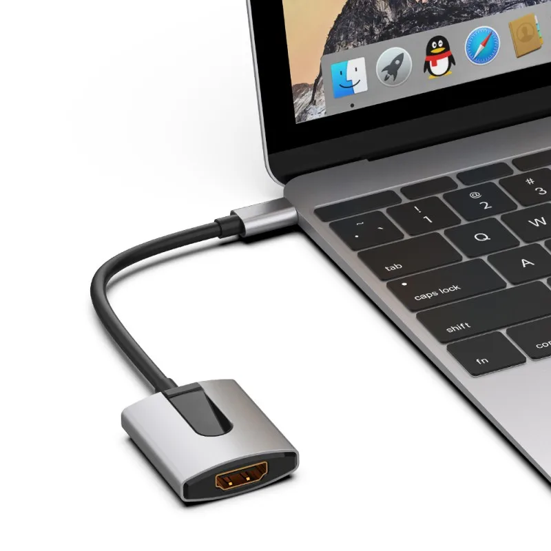 Практичный тип-c к HDMI кабель адаптер 4K HD tv и проекционный видео конвертер для компьютера