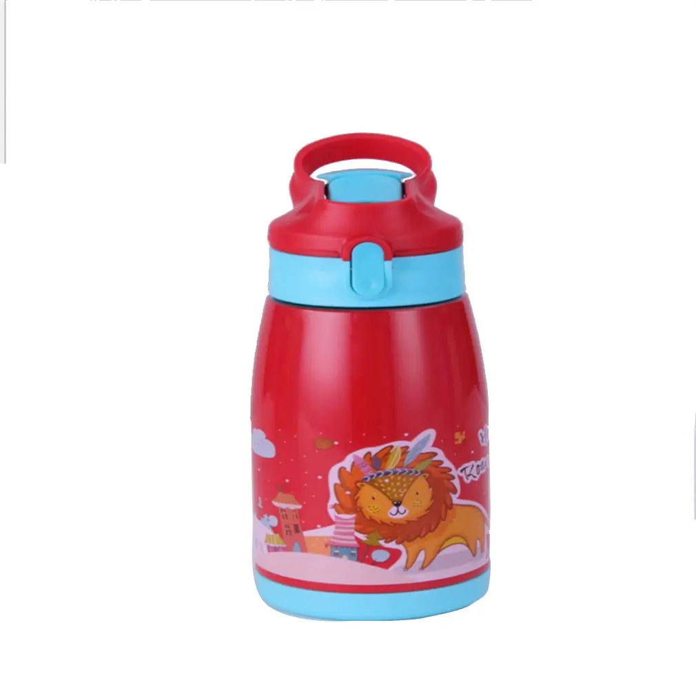

Fashion 304 Stainless Steel Men And Women Children'S Mug With Lock Sippy Cup Insulation Cold Cute Cup