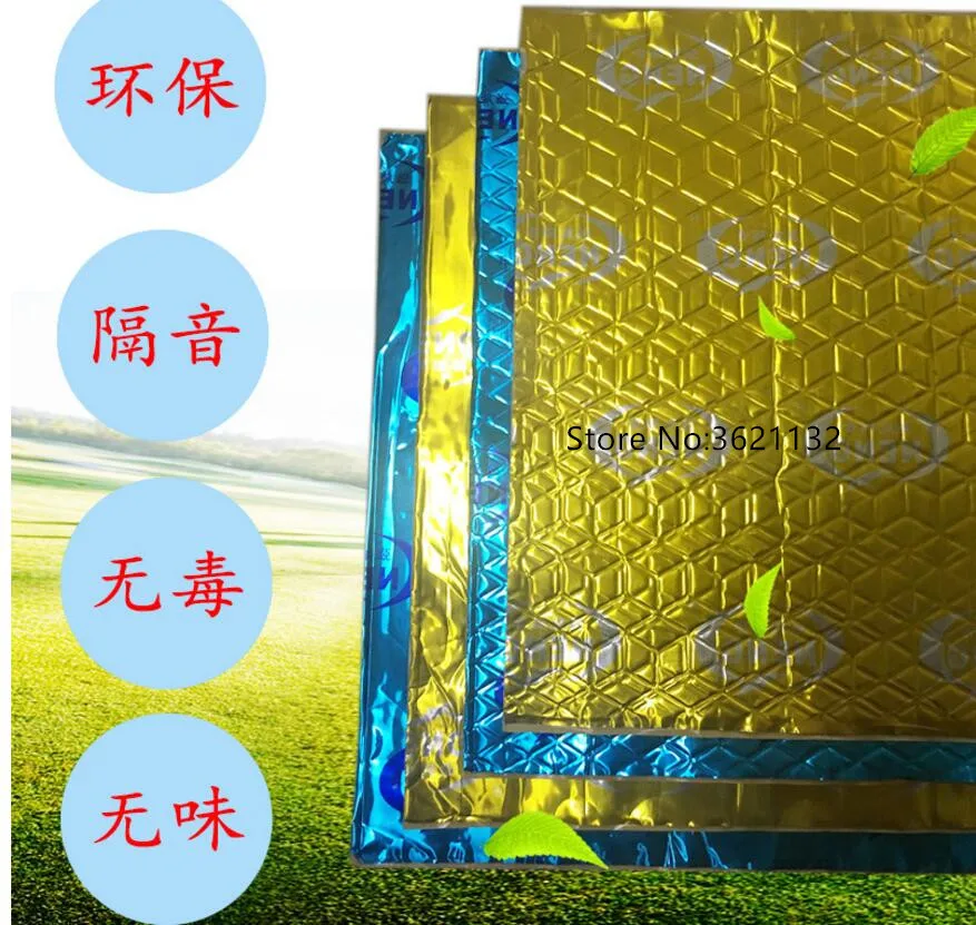 

1 PC 46*82cm Colorful Thermal Shock Insulation Cotton Sound Insulation Cotton Heat Insulation Pad Modified Products Car Styling
