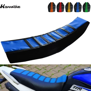 

For Kawasaki KLX125,D-TRACKER125 10-16 Suzuki DJEBEL250XC 98-06 Motorcycle Dirt Bike Rubber Striped Gripper Soft Seat Cover