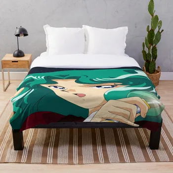 

All Season Printed flanelle Blanket Super Soft Cozy Throw Blanket Sailor Moon Uranus And Neptune Make Up