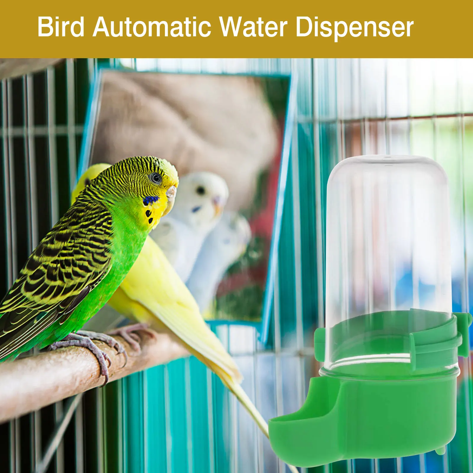 Bird Feeder Waterer Drinker Pet Bird Feeding Supplies For Bird Feeder Dispenser Bottle Drinking Cup Bowls For Pet Parrot Cage