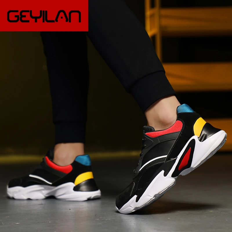 

Exclusive design new men's sports TPU stitching comfortable breathable shoes elastic cushioning non-slip men's Leisure shoes