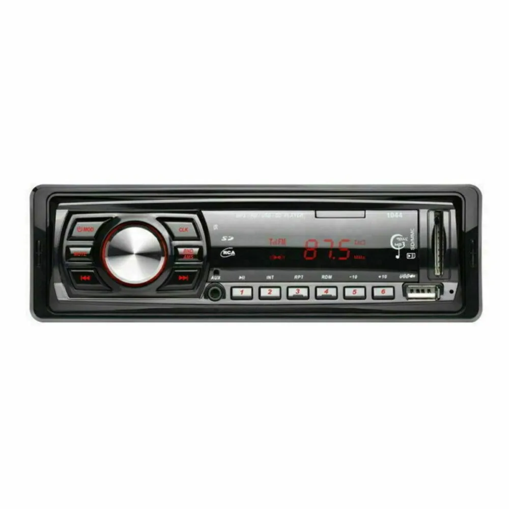 Автомагнитола Автомобильный MP3-плеер Hands-Free автомобильный fm-радио Mp3 с Usb/Aux интерфейсом Автомобильный MP3-плеер автозапчасти