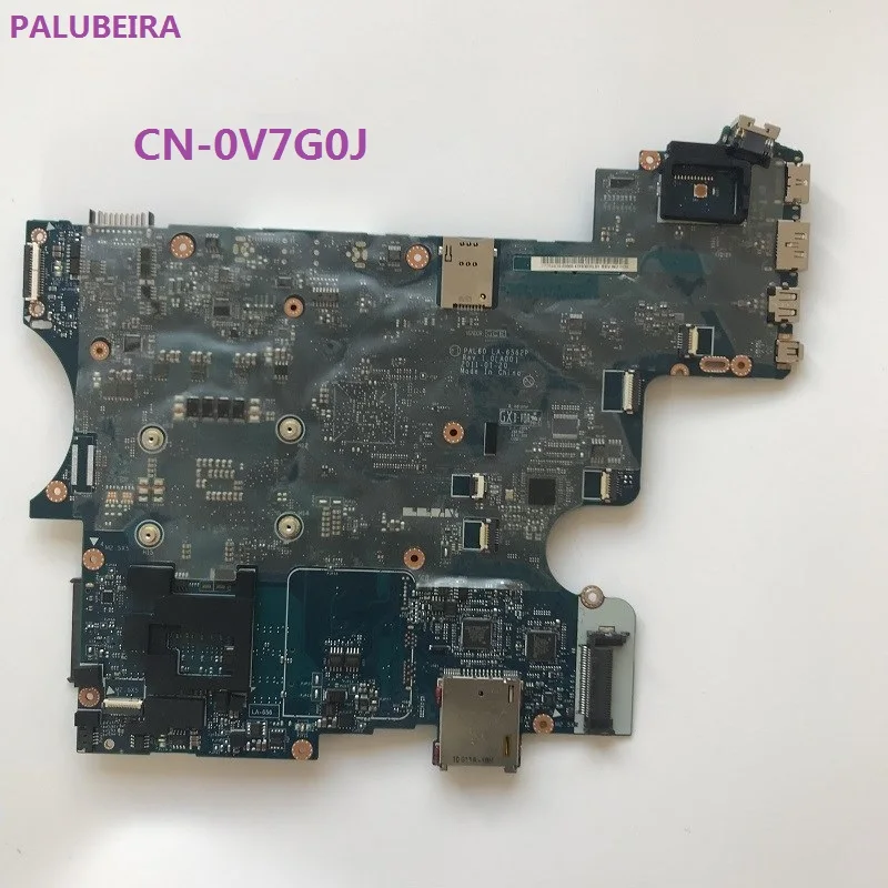 PALUBEIRA высокое качество CN-0V7G0J CN-0FFR5G CN-0J7RR4 PAL60 LA-6562P для Dell Latitude E6520 Материнская плата