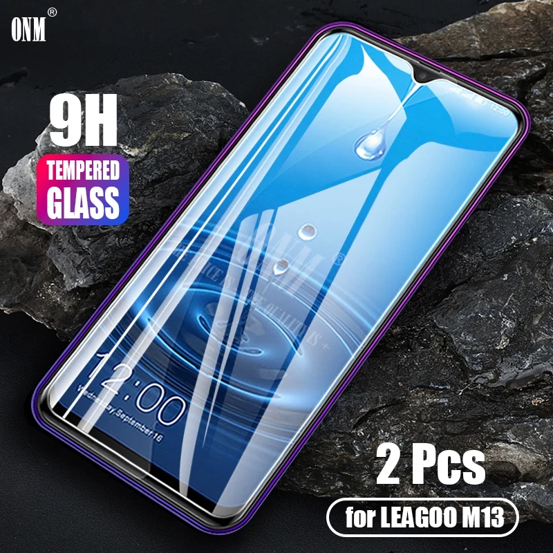 LEAGOO M13 2 шт закаленное стекло для защитное 2.5D 9H Премиум Закаленное защитная