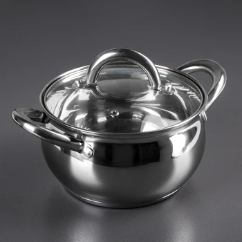 

Pan 2.5 l "Hyperion", d=18 cm, with a glass lid