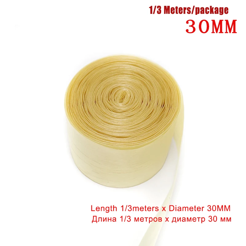 Hotsale 1/3 Meters 30MM Dry Collagen Sausage Casing Tube Meat Sausages For Ham Maker Tools Filling Machine | Дом и сад