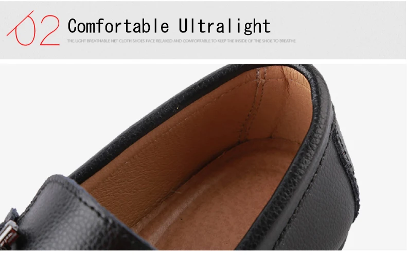 2020 Spring Genuine Leather Kids Shoes for Boys Flats Mocassins Fashion Soft Children Shoes For Boy Girls Casual Flat Slip On Loafers (5)